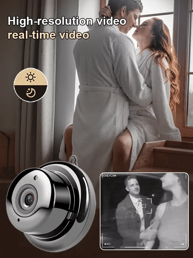 📸 1080P Mini Wireless Camera Coin-sized, installable anywhere, real-time remote monitoring via smartphone