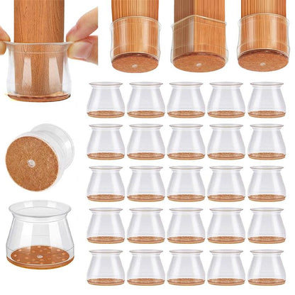 ✨ Universal rubber chair leg protectors – Suitable for all chair leg shapes, scratch-resistant and wear-resistant, the ultimate solution for protecting your floors.