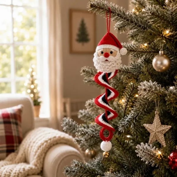 ☃️Last day with 50% off – Get started and crochet a spiral snowman