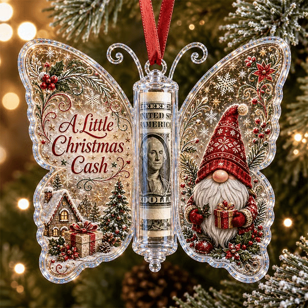 🎁💵 Christmas Cash Holder Ornament — Turn Cash Into a Christmas Surprise