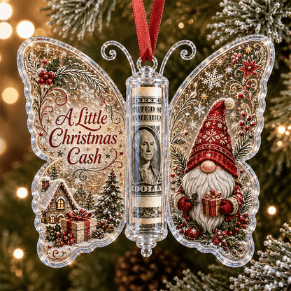 🎁💵 Christmas Cash Holder Ornament — Turn Cash Into a Christmas Surprise