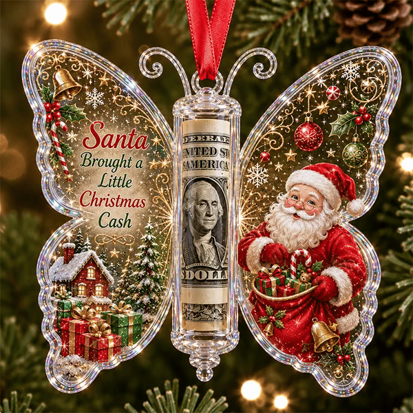🎁💵 Christmas Cash Holder Ornament — Turn Cash Into a Christmas Surprise