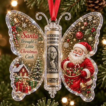 🎁💵 Christmas Cash Holder Ornament — Turn Cash Into a Christmas Surprise