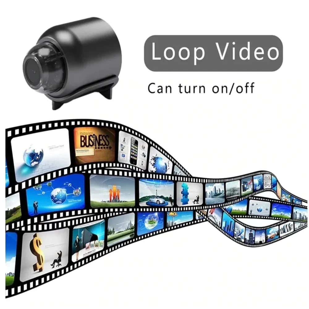 📸 1080P Mini Wireless Camera Coin-sized, installable anywhere, real-time remote monitoring via smartphone