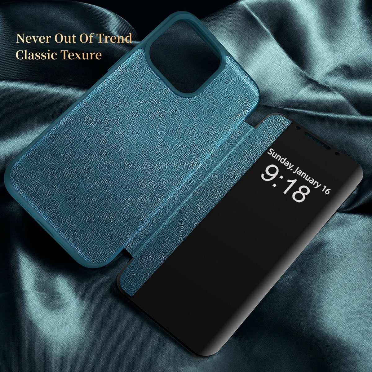 View Window Flip Folio Leather Case Cover(🔥16 series phone cases are now on sale)