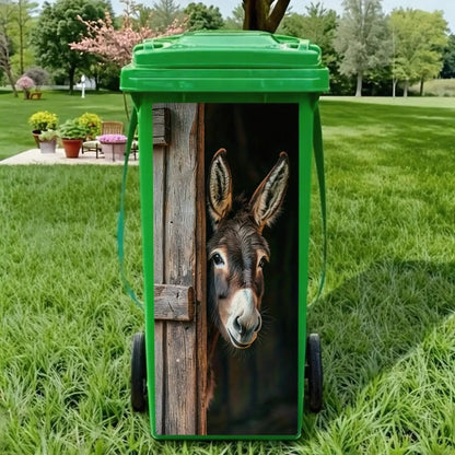 🦒🐯Creative trash can sticker with colorful cartoon✨
