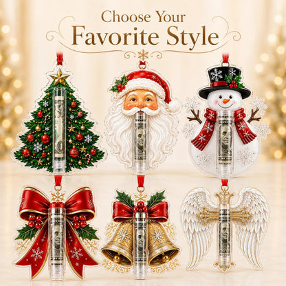 🎁💵 Christmas Cash Holder Ornament — Turn Cash Into a Christmas Surprise