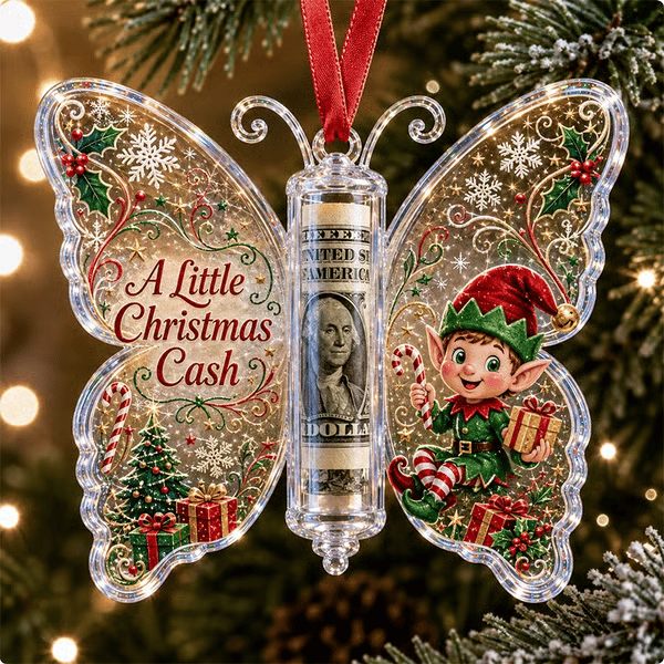 🎁💵 Christmas Cash Holder Ornament — Turn Cash Into a Christmas Surprise
