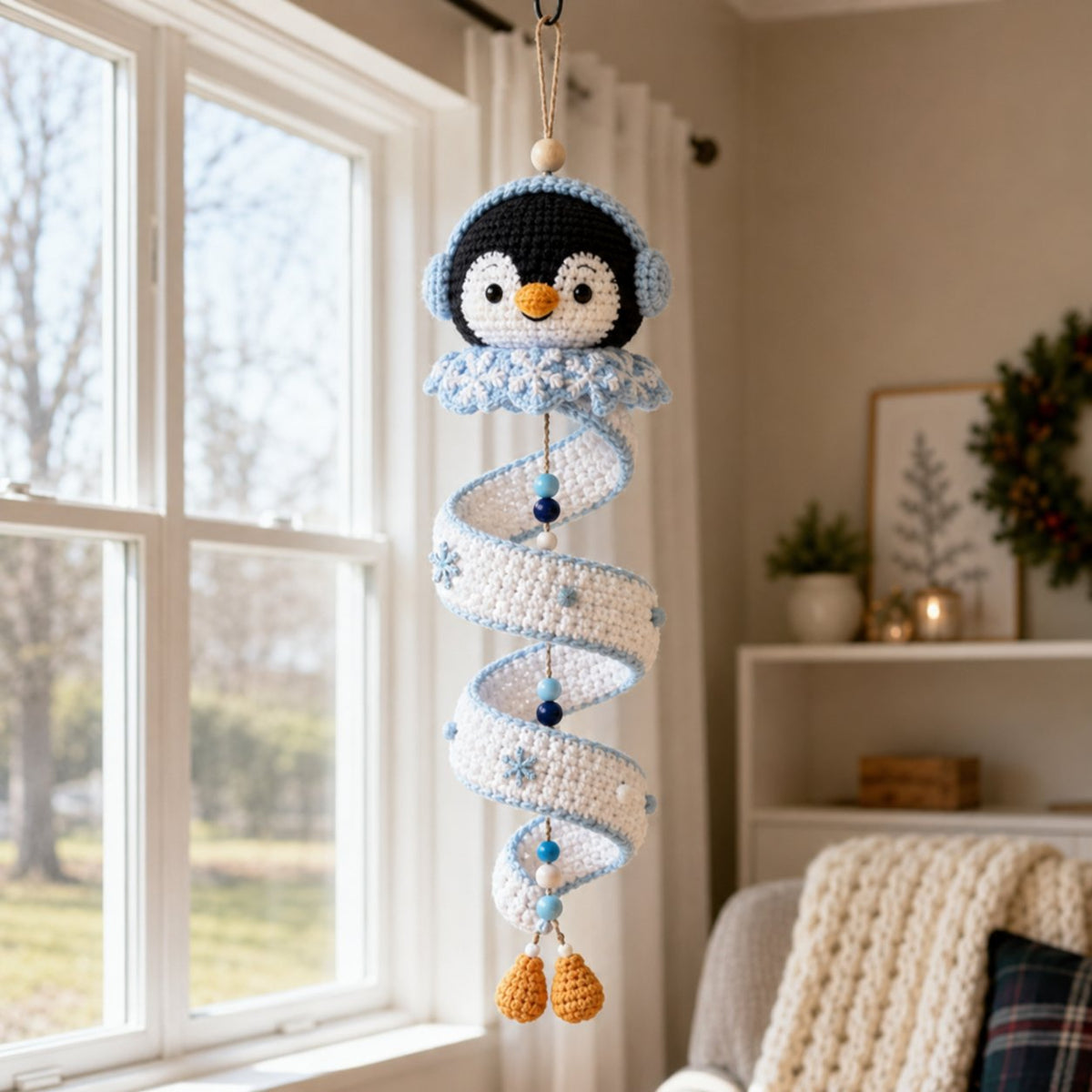☃️Last day with 50% off – Get started and crochet a spiral snowman
