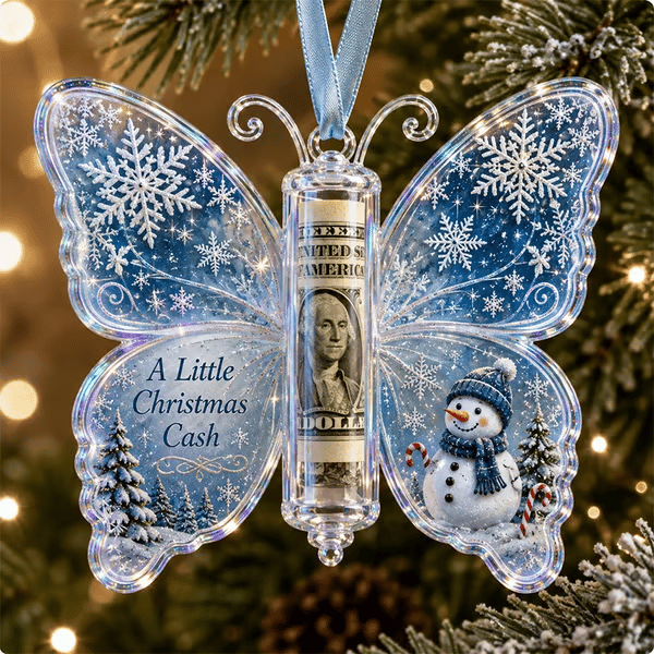🎁💵 Christmas Cash Holder Ornament — Turn Cash Into a Christmas Surprise