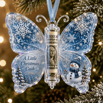 🎁💵 Christmas Cash Holder Ornament — Turn Cash Into a Christmas Surprise