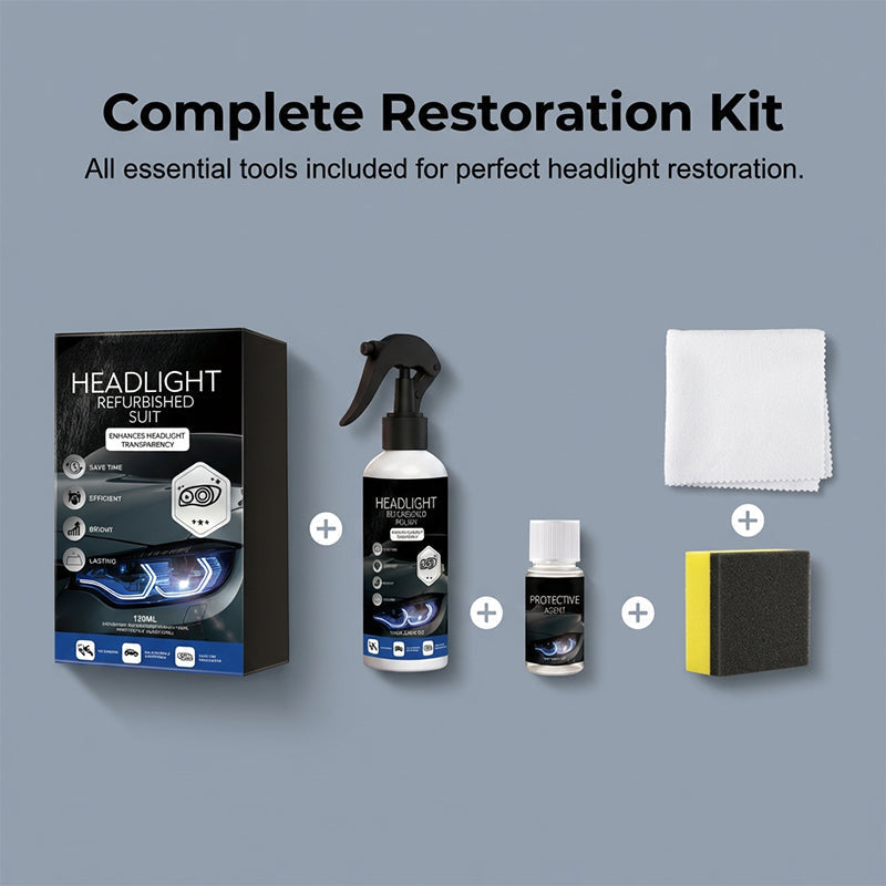 ⏳🚗Professional Car Headlight Restoration Kit